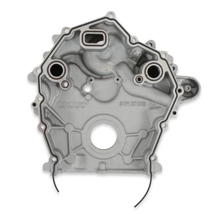 Timing Cover Ford 7.3L Godzilla Natural Fits Ford 7.3L Godzilla Engine with High-Mount Accessory Drive System OE Pan Only Holley-5