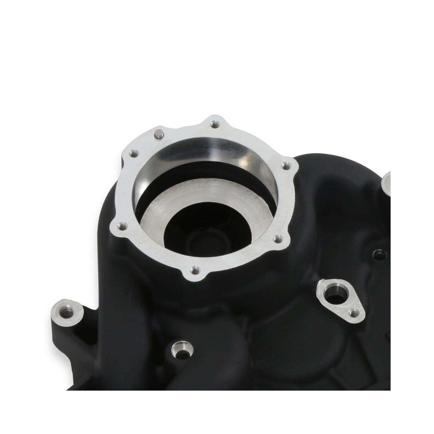 Timing Cover Ford 7.3L Godzilla Black Fits Ford 7.3L Godzilla High-Mount Accessory Drive System Pan Only Holley-7
