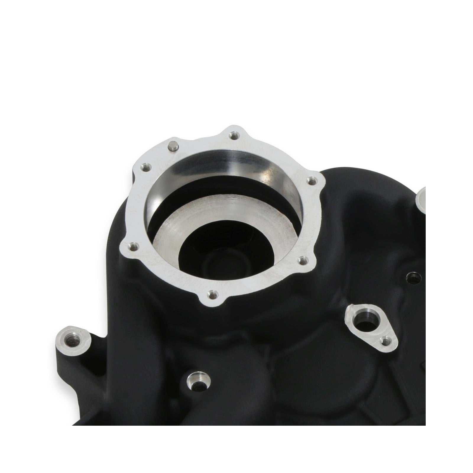 Timing Cover Ford 7.3L Godzilla Black Fits Ford 7.3L Godzilla High-Mount Accessory Drive System Pan Only Holley-7