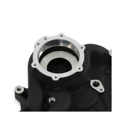 Timing Cover Ford 7.3L Godzilla Black Fits Ford 7.3L Godzilla High-Mount Accessory Drive System Pan Only Holley-7