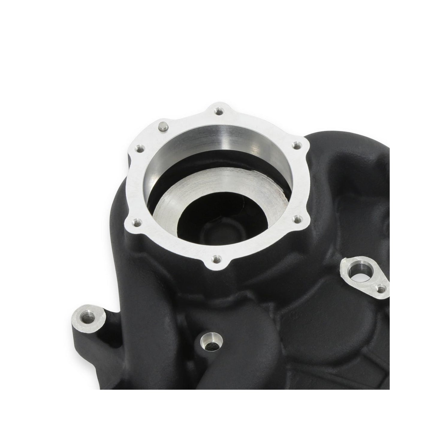 Timing Cover Ford 7.3L Godzilla Black Fits Ford 7.3L Godzilla High-Mount Accessory Drive System Pan Only Holley