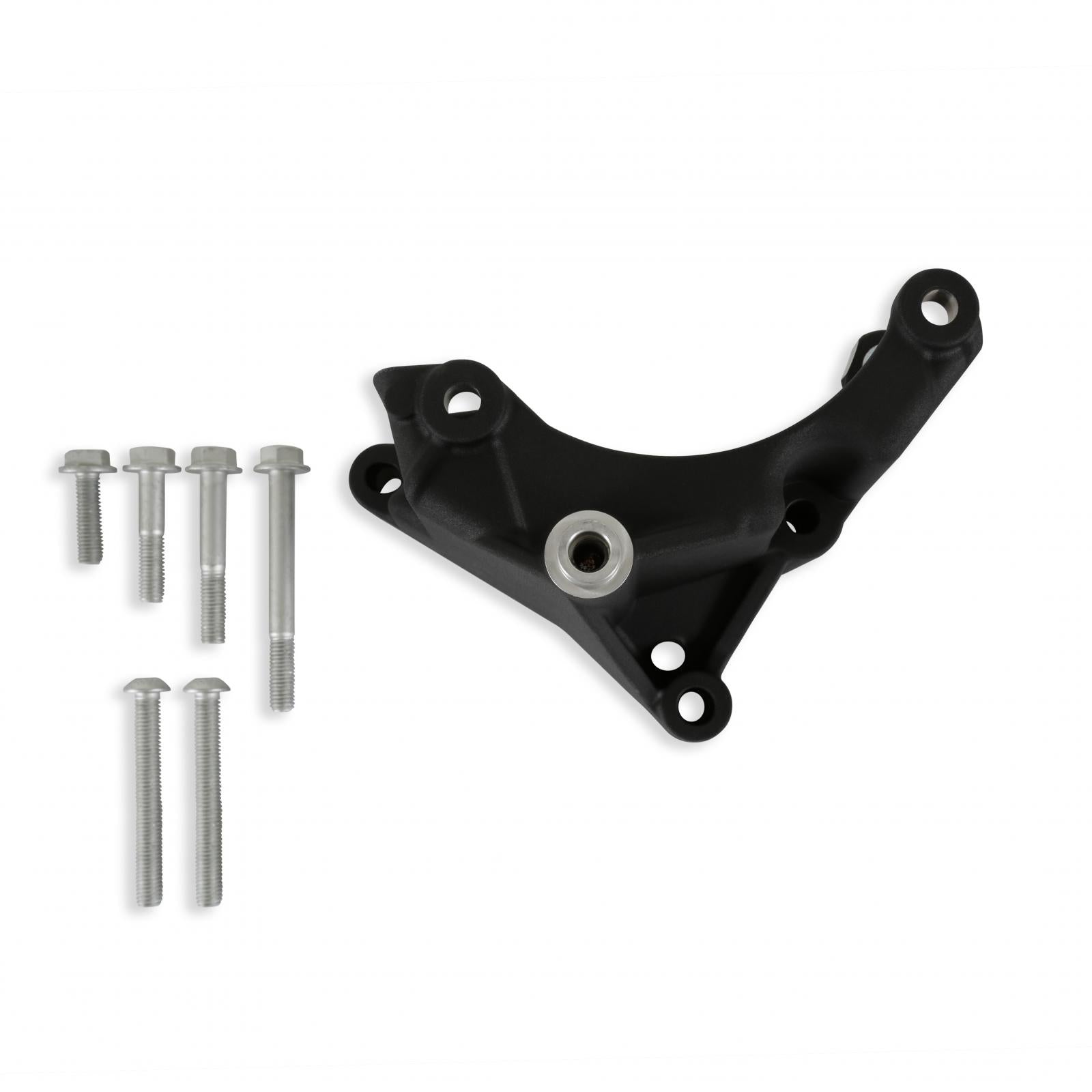 Alternator Bracket with Hardware Black Replacement Part for 7.3L Godzilla Engine with High-Mount Accessory Drive System Holley-2