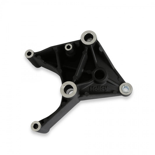 A/C Bracket with Hardware Black Optional Accessory for 7.3L Godzilla Engine with High-Mount Accessory Drive System Holley