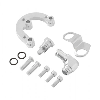 Power Steering Pump Relocation Kit SBF Mid-Mount- Accessory Drive Allows the Installation of a Mechanical Fuel Pump Holley-1