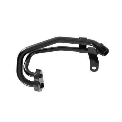 Line Adapter Manifold for SD7 A/C Compressor SBF, Driver Side Exit Line Adapter for SD7 A/C Compressor, Driver-Side Exit, Black Holley-4