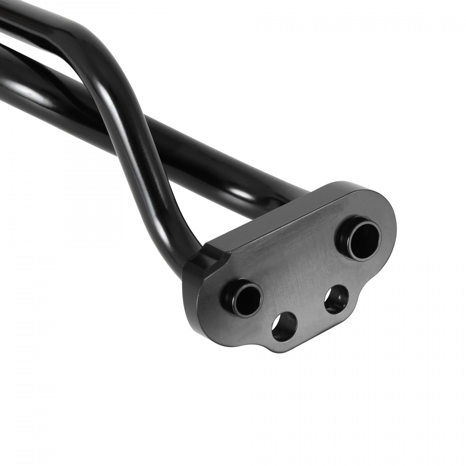 Line Adapter Manifold for SD7 A/C Compressor SBF, Passenger Side Exit Line Adapter for SD7 A/C Compressor, Passenger-Side Exit, Black Holley-3