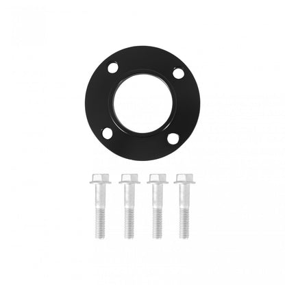 Spacer Kit, Small Block Ford Accessory Drive Crank Pulley 3.375 Damper Proper Length Crank Pulley Fasteners Included Spacer in Black Finish Holley