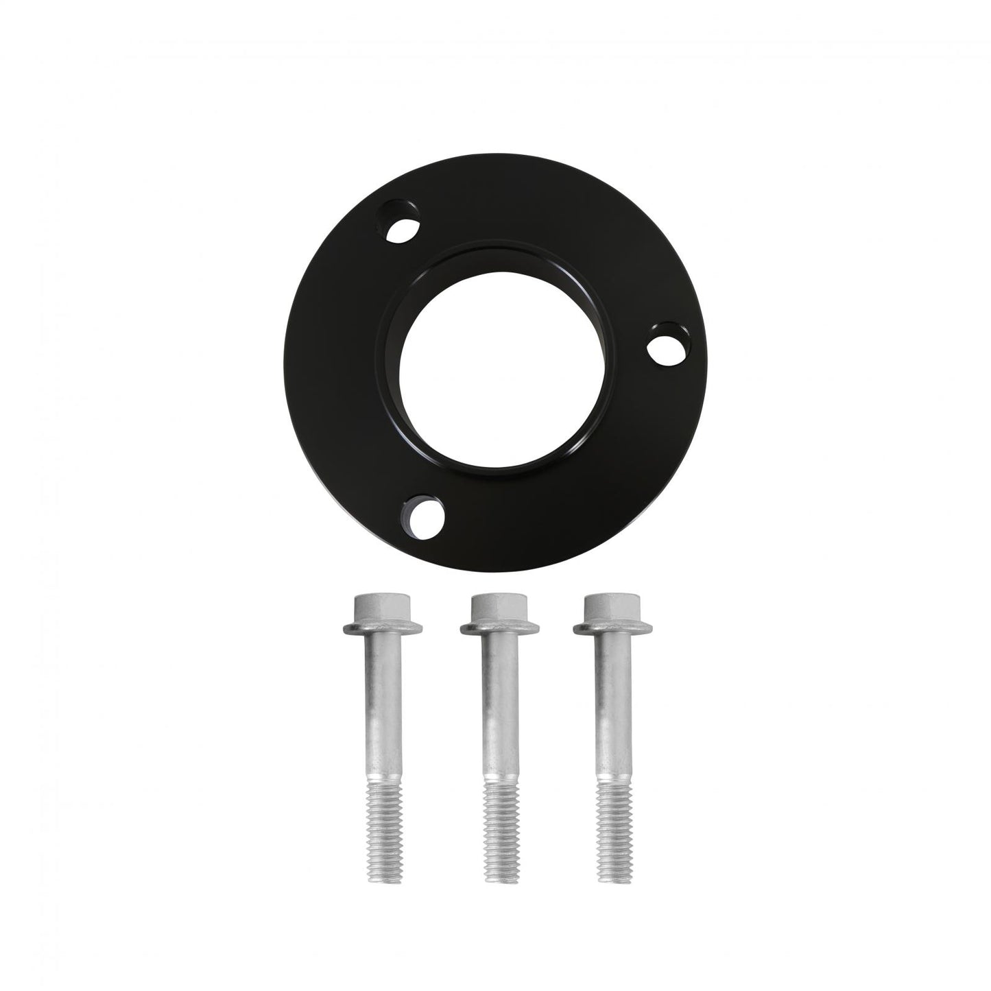 Spacer Kit, Small Block Ford Accessory Drive Crank Pulley 3.00 Damper Proper Length Crank Pulley Fasteners Included Spacer in Black Finish Holley