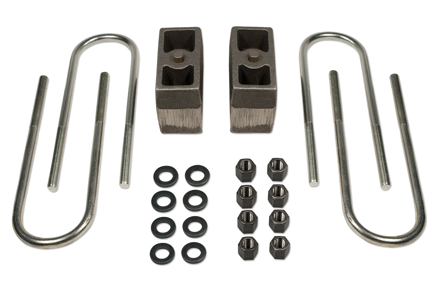 4 Inch Rear Block & U-Bolt Kit 73-87 Chevy Truck/GMC Truck/73-91 Suburban/Tahoe/Jimmy 1/2 Ton 4WD Tuff Country