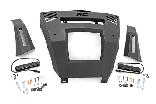 Rough Country 16-19 Can-Am Defender Front Bumper w/ 6 Inch LED Rough Country