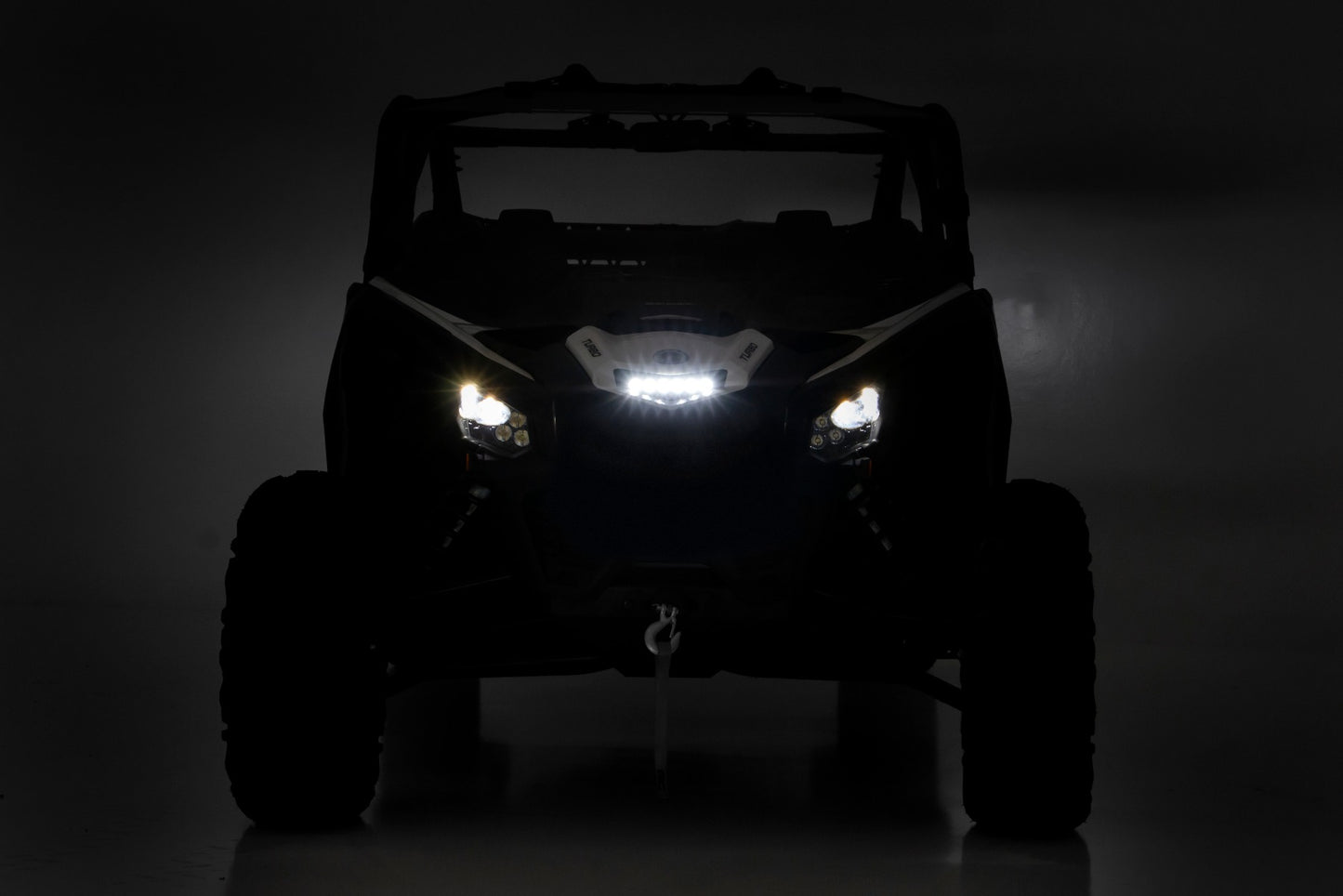 Rough Country 17-21 Can-Am Maverick X3 6-inch Slimline LED Cowel Kit Rough Country