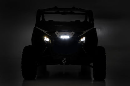 6 Inch LED Light Kit Cowl Mount Can-Am Maverick X3 Rough Country-2