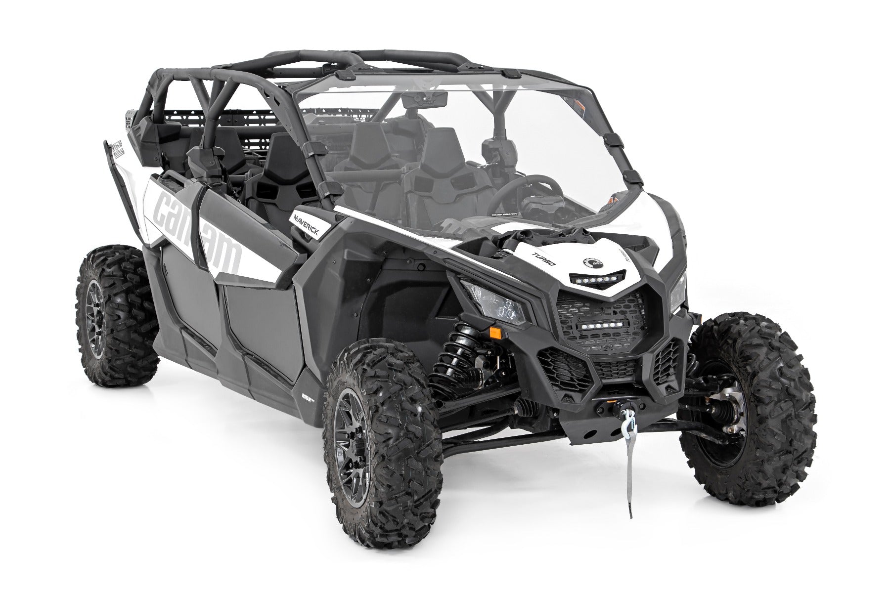 Rough Country 17-21 Can-Am Maverick X3 6-inch Slimline LED Grille Kit Rough Country
