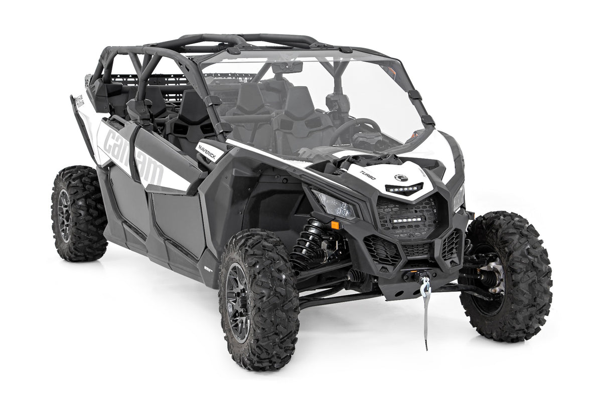 17-21 Can-Am Maverick X3 6-inch Slimline LED Grille Kit Rough Country-2