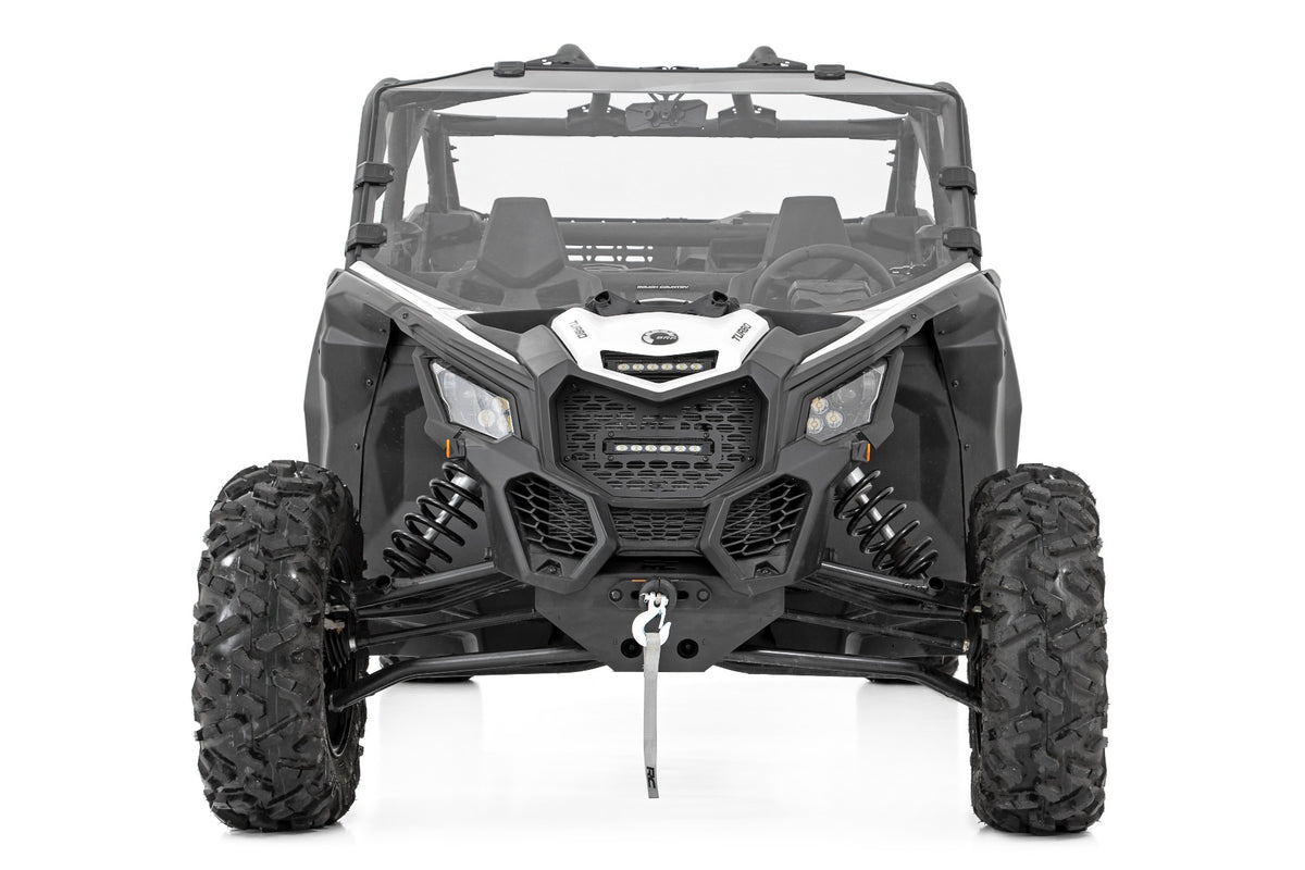 17-21 Can-Am Maverick X3 6-inch Slimline LED Grille Kit Rough Country-3