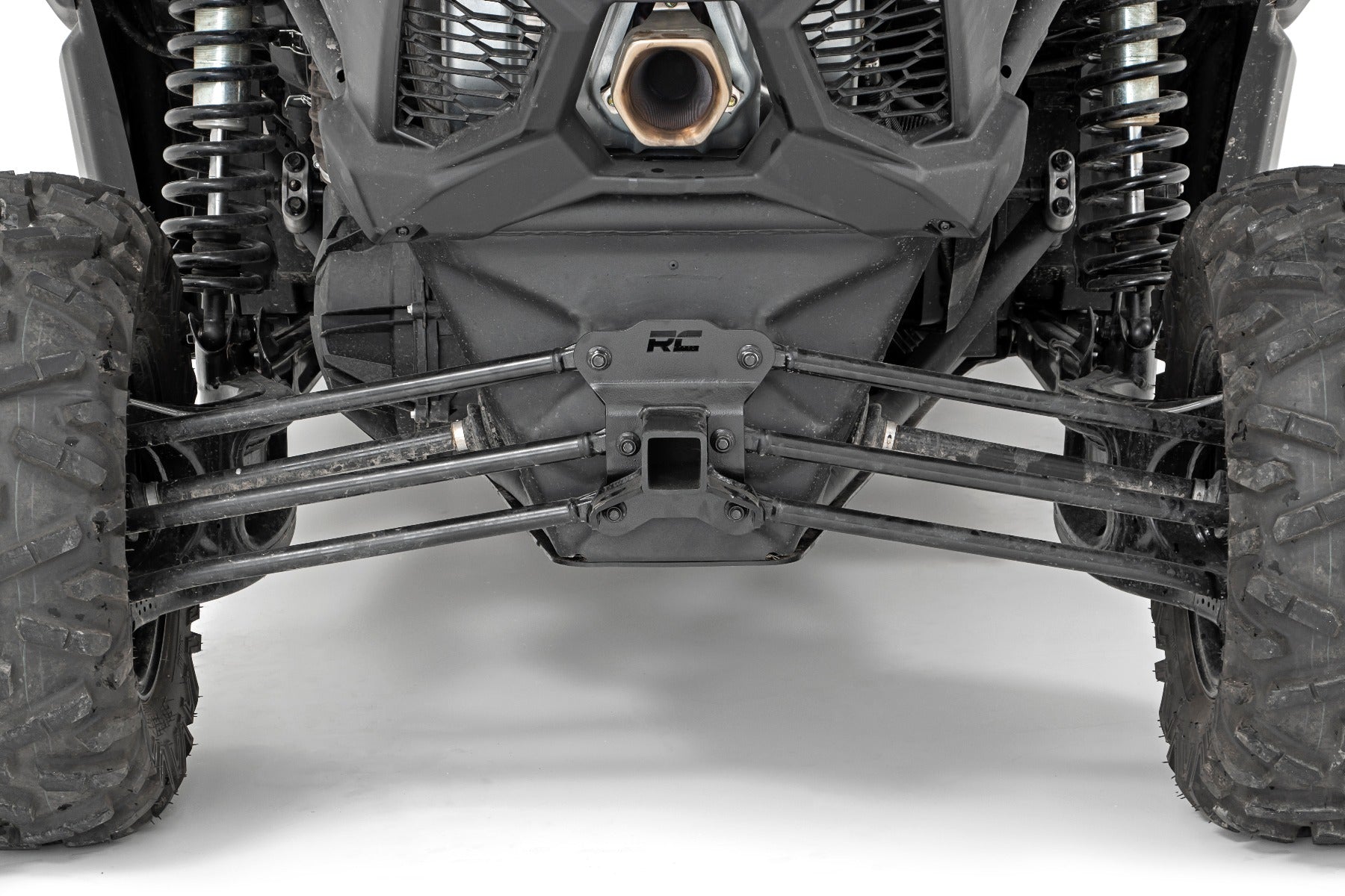 Rough Country Can-Am 2.0 Inch Receiver Hitch Plate For 17-20 Maverick X3 Rough Country