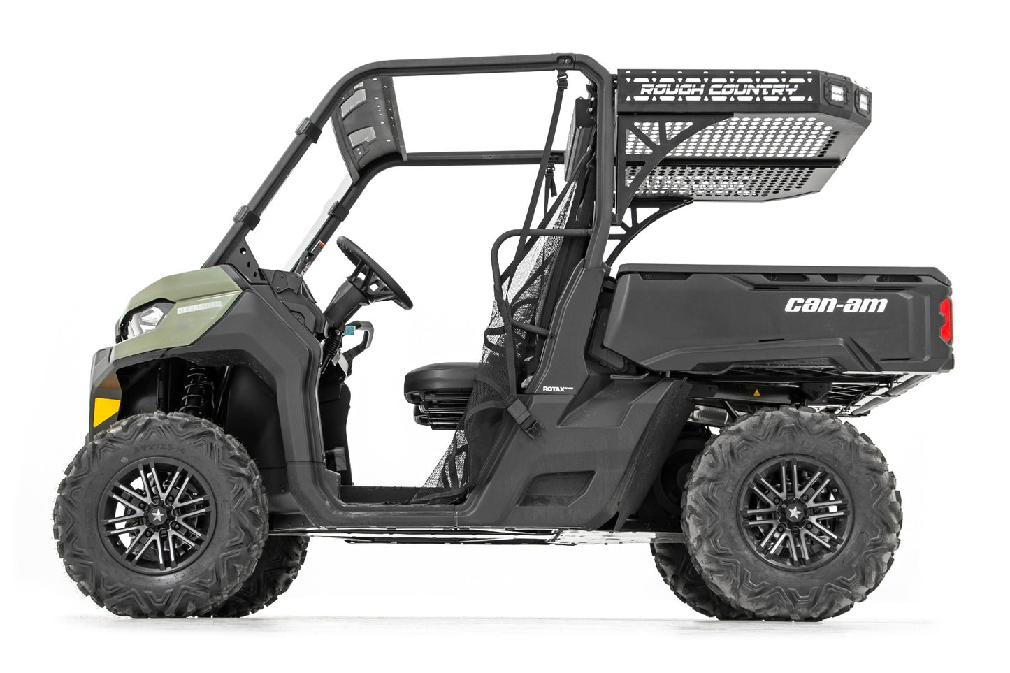 Rough Country Can-Am Rear Cargo Rack w/o Cube Lights (17-20 Defender) Rough Country