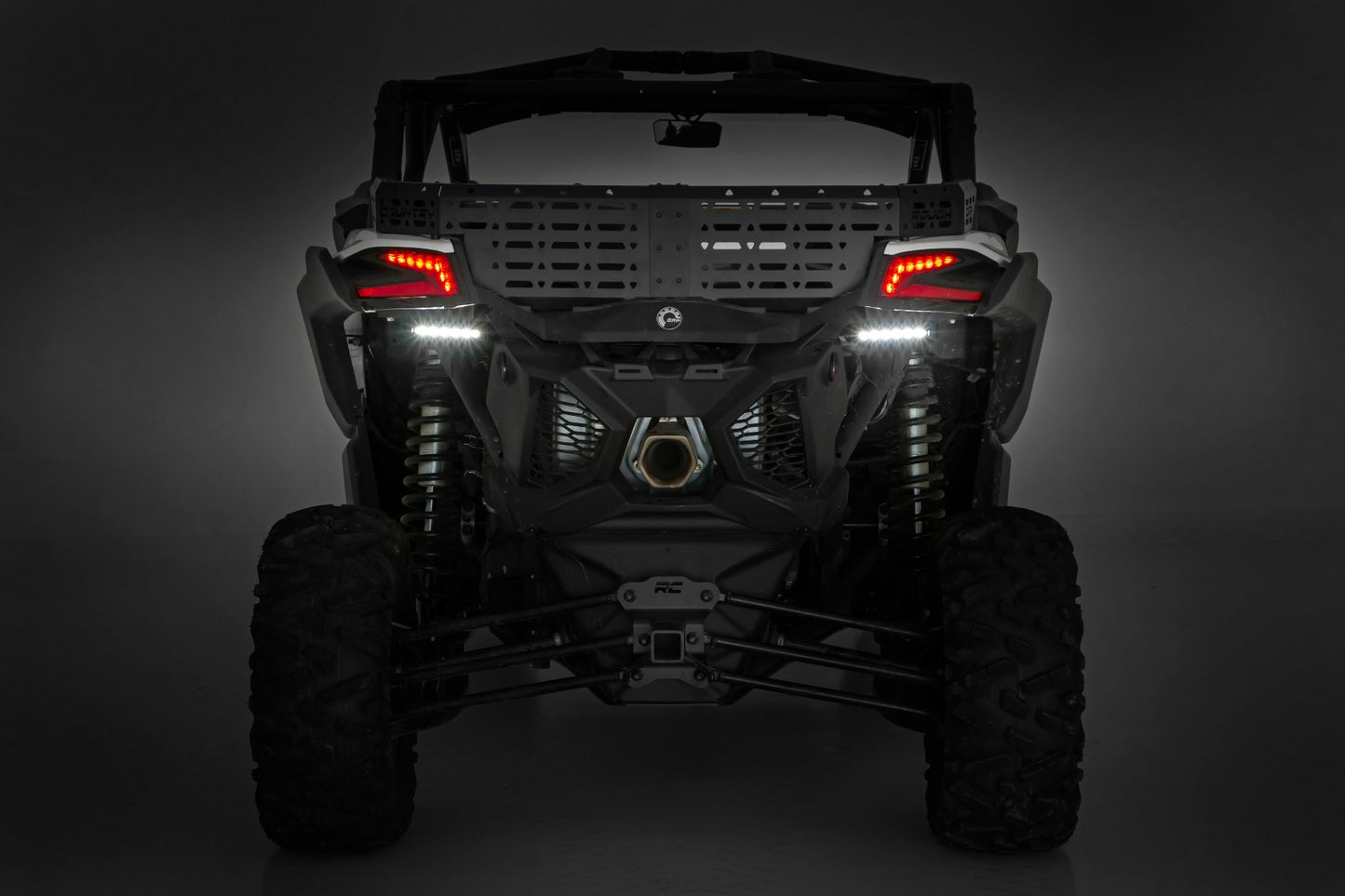 Rough Country 17-21 Can-Am Maverick X3 Rear Facing 6-Inch Slimline LED Kit Rough Country