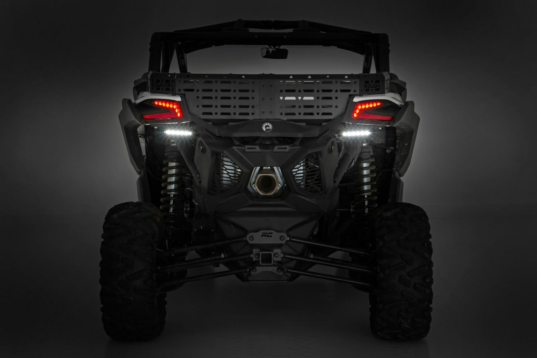 Rough Country 17-21 Can-Am Maverick X3 Rear Facing 6-Inch Slimline LED Kit Rough Country