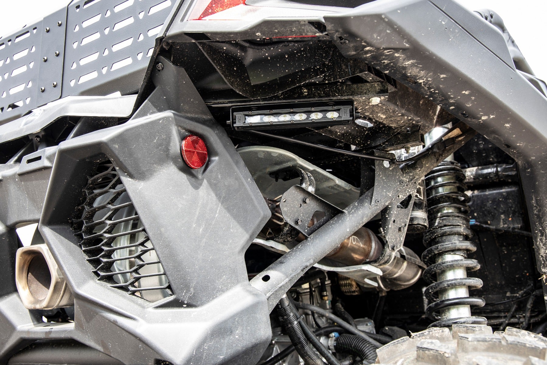 Rough Country 17-21 Can-Am Maverick X3 Rear Facing 6-Inch Slimline LED Kit Rough Country