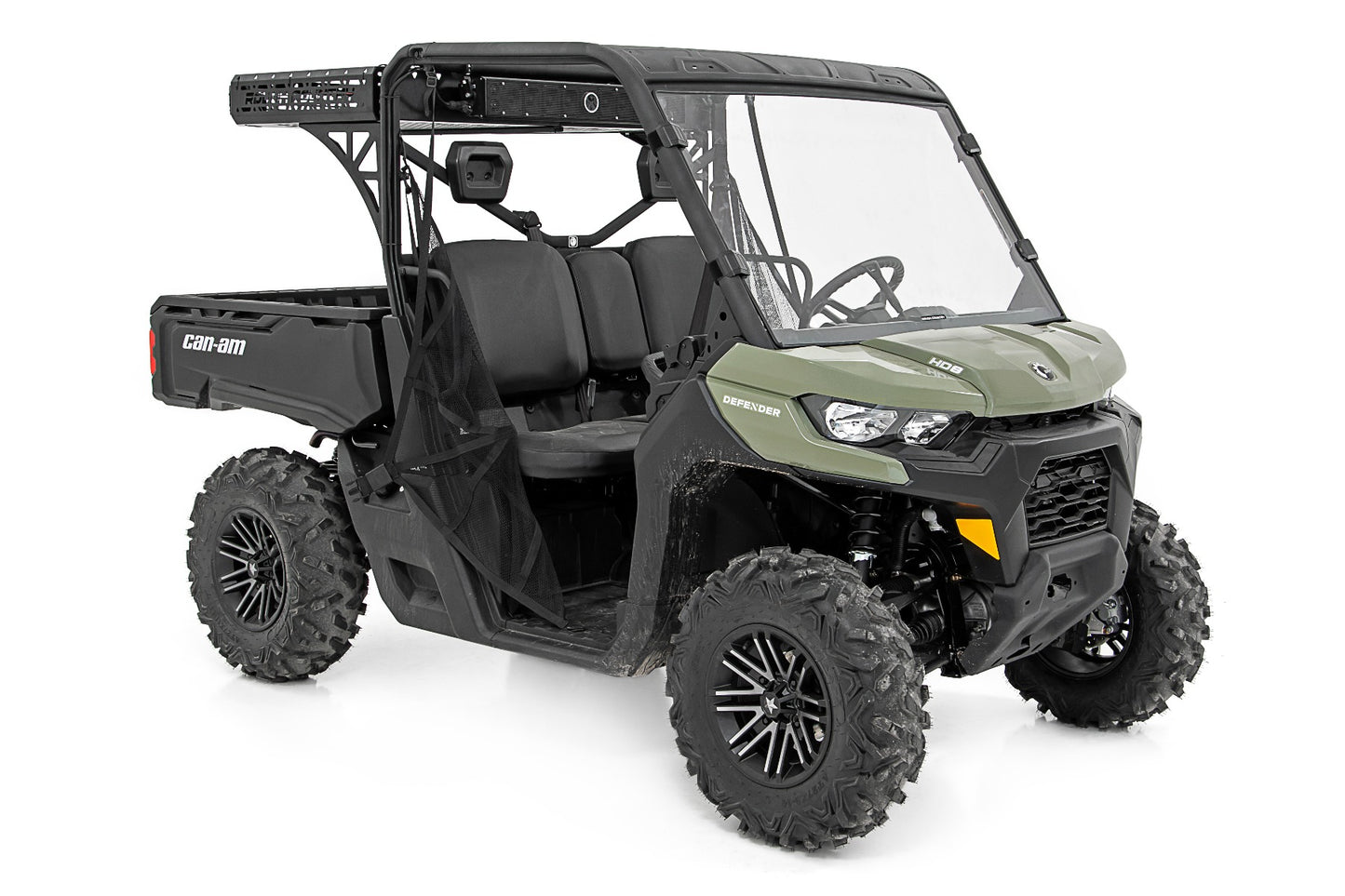 Cargo Rack Dual 2 Inch Black LED Pairs Flush Mount Can-Am Defender HD 5/HD 8/HD 9/HD 10 Rough Country-4
