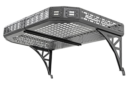 Cargo Rack Dual 2 Inch Black LED Pairs Flush Mount Can-Am Defender HD 5/HD 8/HD 9/HD 10 Rough Country-5