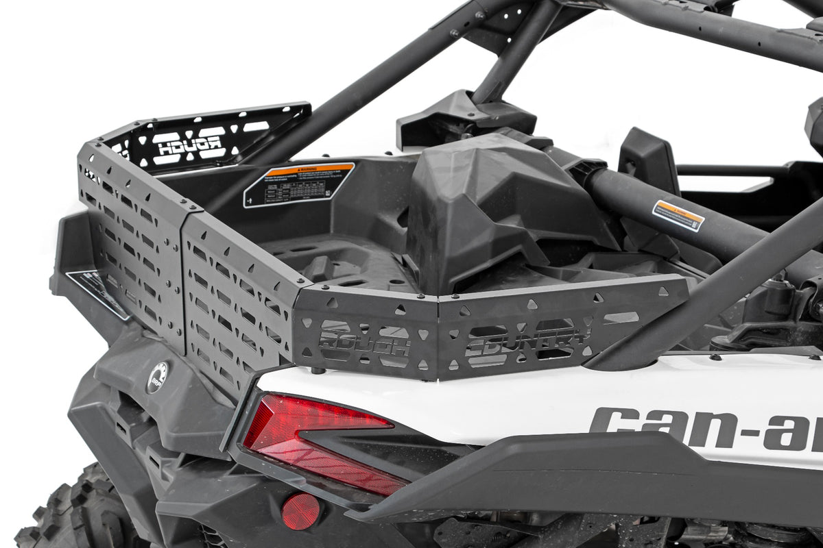 Can-Am Rear Cargo Bed Enclosure 17-21 Can-Am Maverick X3 Rough Country-2