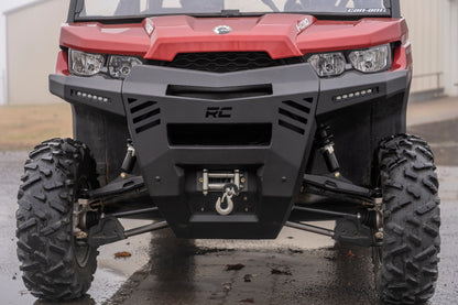 16-19 Can-Am Defender Front Bumper w/ 6 Inch and 12 Inch LEDs Rough Country-1