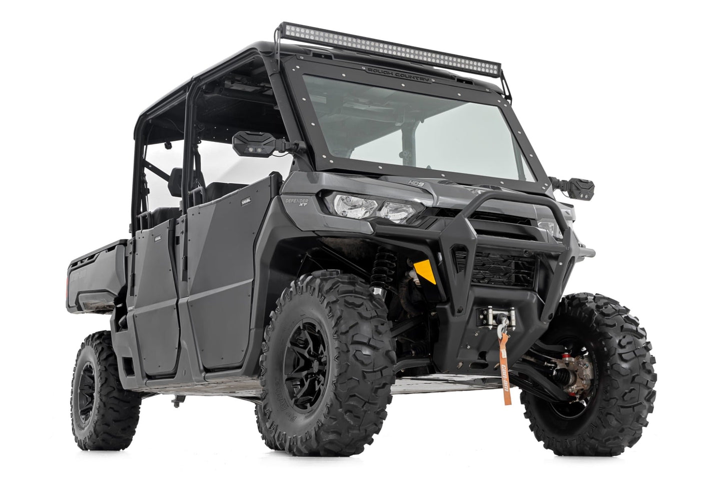 Aluminum Control Arms High Clearance w/ 2 Inch Forward Offset Black Can-Am Defender HD Rough Country-1