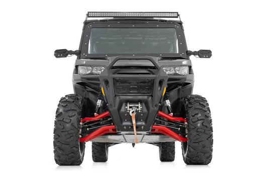 Aluminum Control Arms High Clearance w/ 2 Inch Forward Offset Red Can-Am Defender HD Rough Country-1