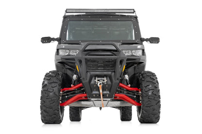 Aluminum Control Arms High Clearance w/ 2 Inch Forward Offset Red Can-Am Defender HD Rough Country-1