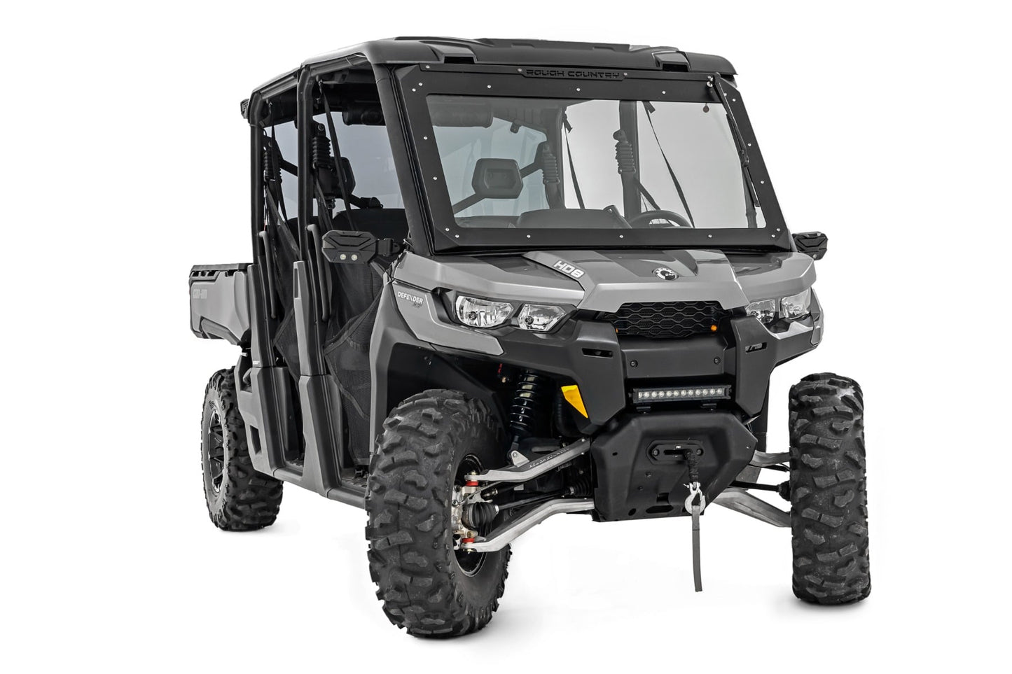 Aluminum Control Arms High Clearance w/ 2 Inch Forward Offset Can-Am Defender HD Rough Country-4