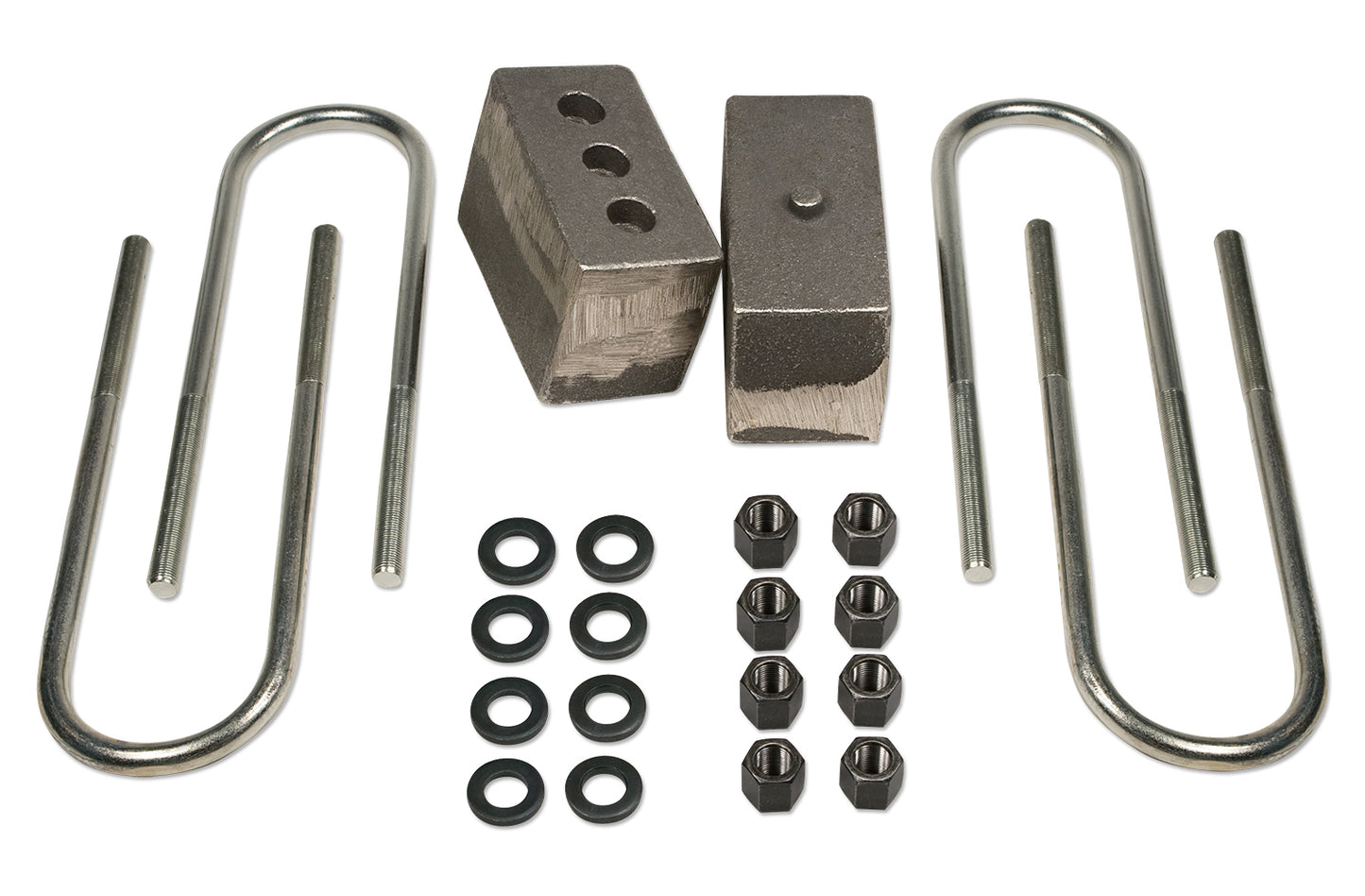 4 Inch Rear Block & U-Bolt Kit 03-13 Dodge Ram 2500 4WD 03-18 Dodge Ram 3500 4WD w/4 Inch Rear Axle Tuff Country