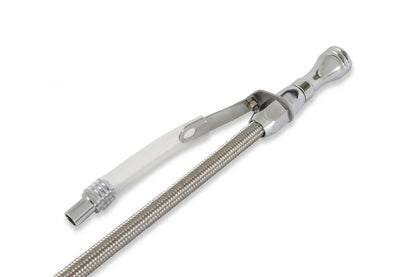 Engine Oil Dipstick & Tube Braided Stainless Steel Fits 1980-1985 Chevrolet 305-350 Small Block Mr Gasket-2