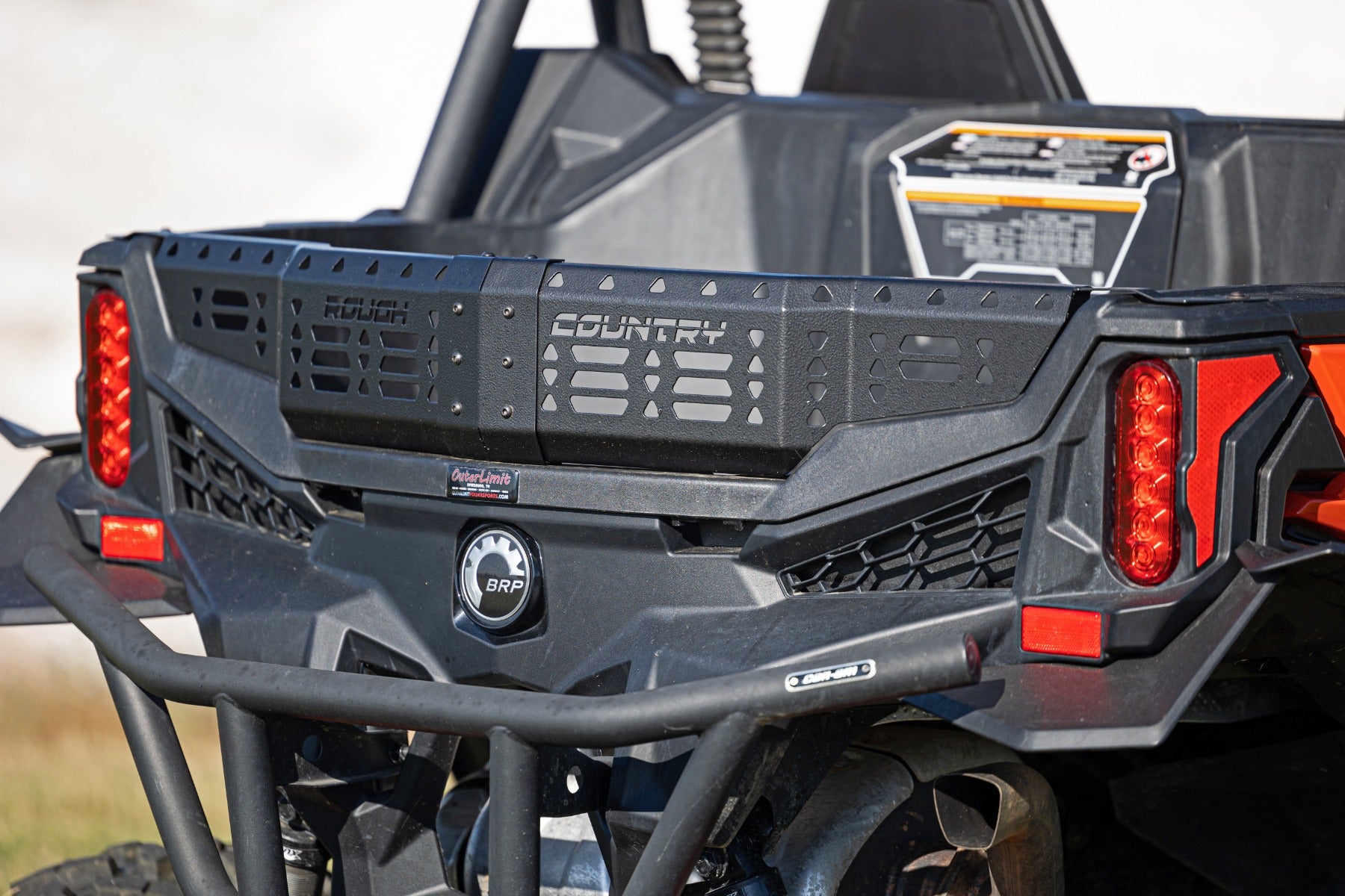 Rough Country Cargo Tailgate Rear 18-21 Can-Am Maverick Trail/Sport 4WD Rough Country