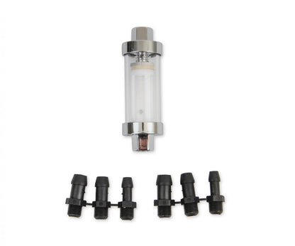 Clearview Inline Fuel Filter Fits Carbureted Applications Up to 10 PSI Mr Gasket-1