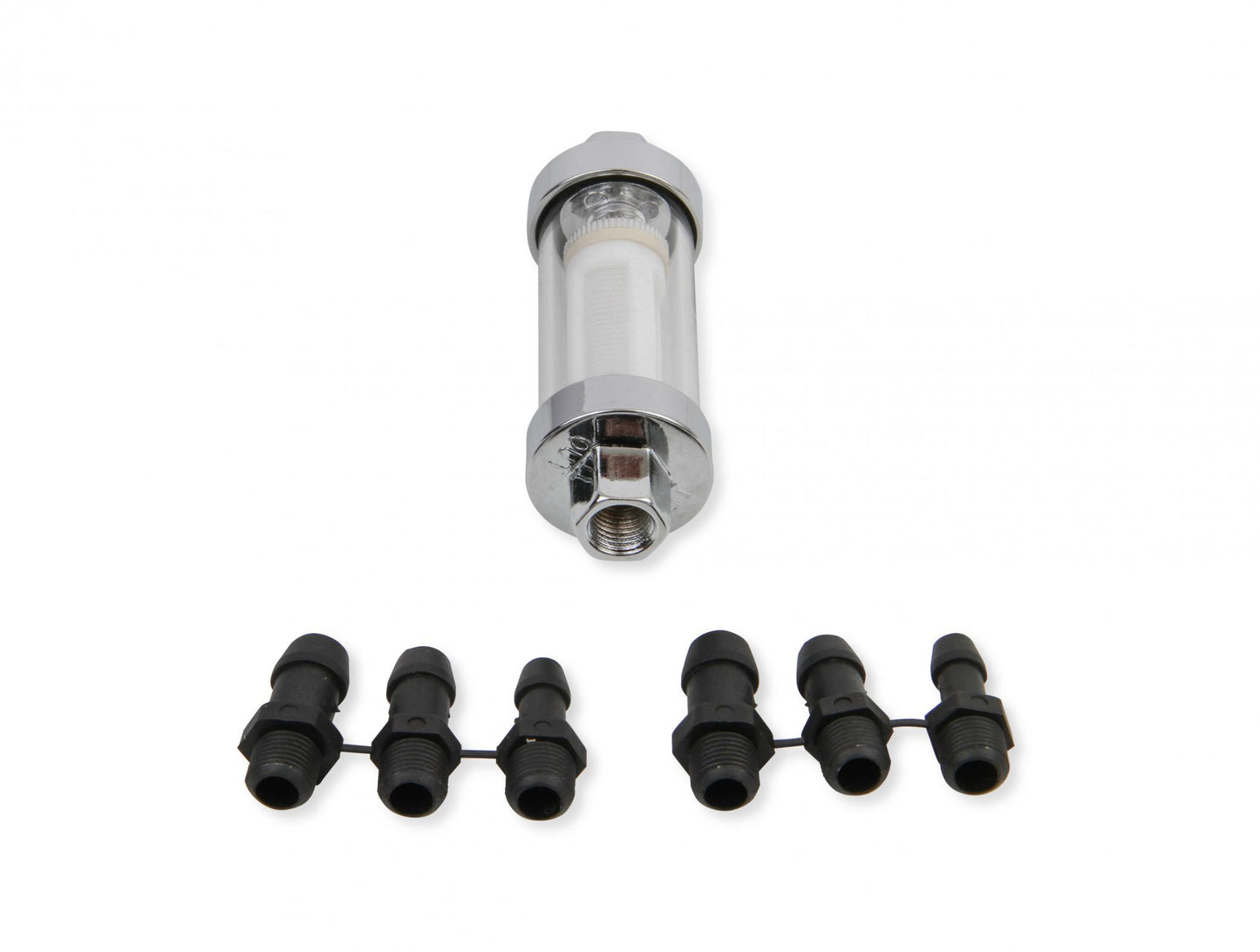 Clearview Inline Fuel Filter Fits Carbureted Applications Up to 10 PSI Mr Gasket-2