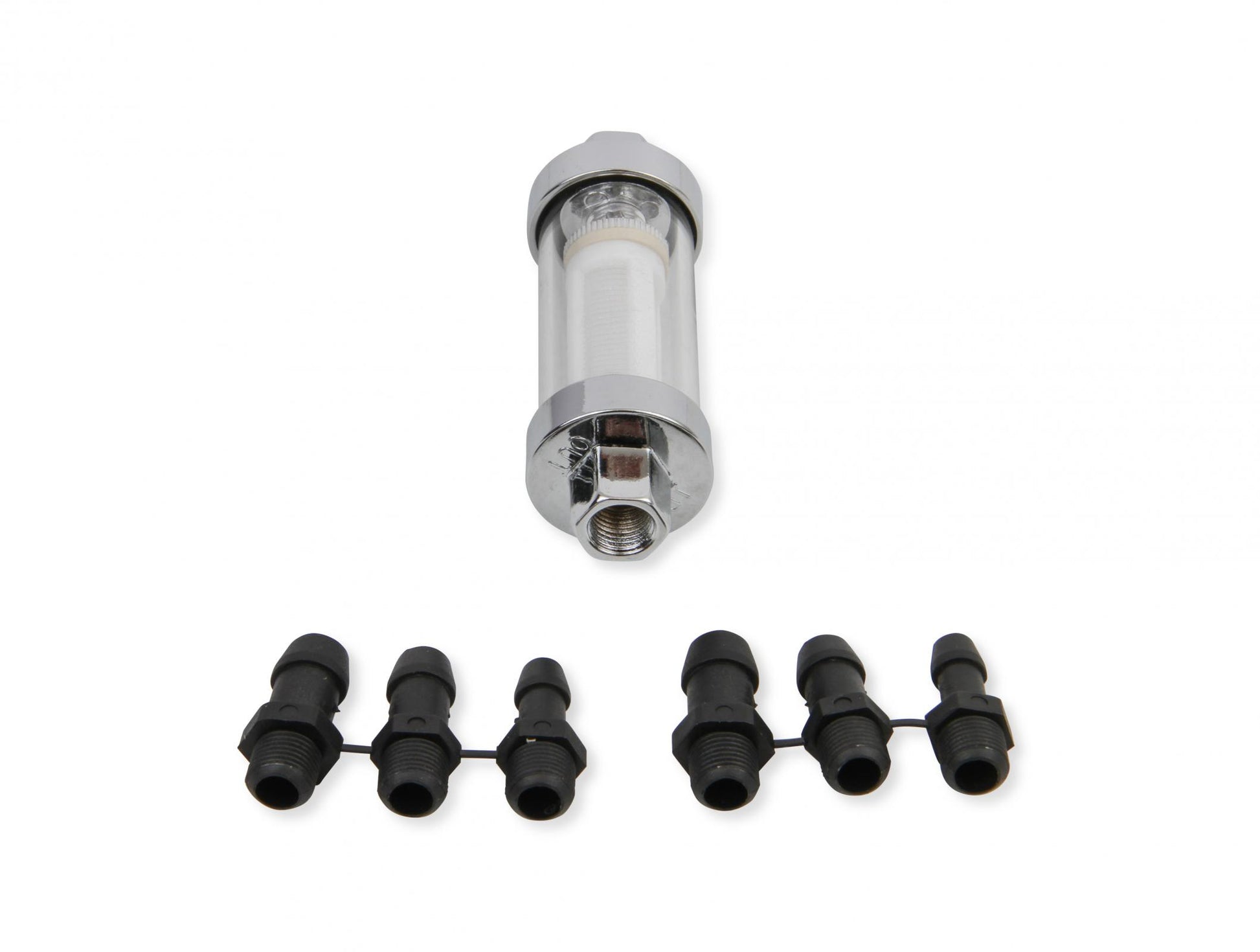 Clearview Inline Fuel Filter Fits Carbureted Applications Up to 10 PSI Mr Gasket-2