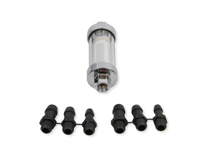 Clearview Inline Fuel Filter Fits Carbureted Applications Up to 10 PSI Mr Gasket-2