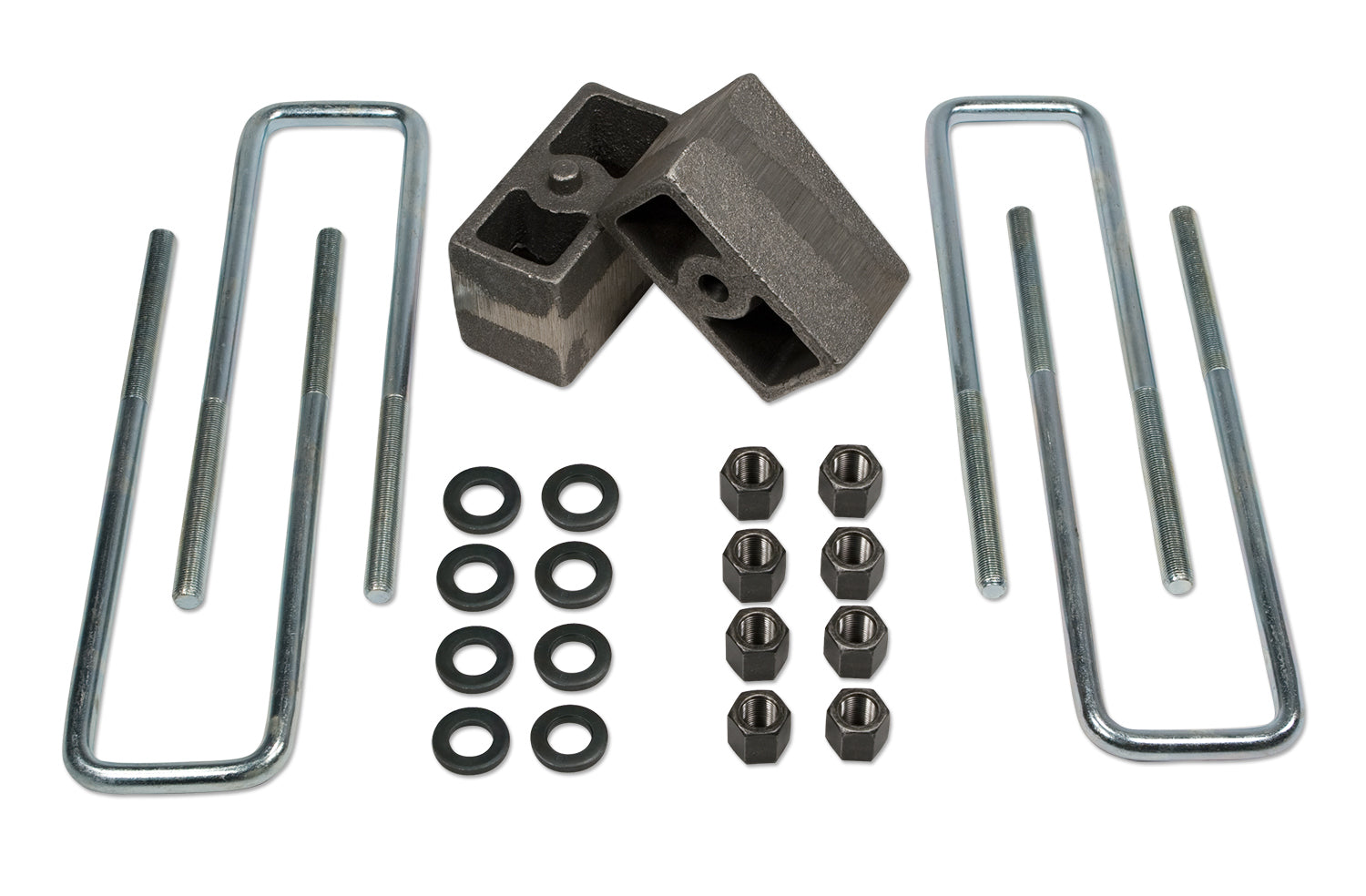 3 Inch Rear Block & U-Bolt Kit 86-95 Toyota Truck 86-89 4Runner 4WD w/ 2.5 Inch Rear Axle 95-Up Toyota Tacoma 4WD Tuff Country