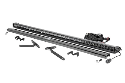 LED Light Deck Roof 50 Inch Black Single Row Can-Am Defender MAX HD10 Rough Country