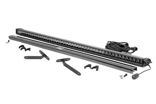 LED Light Deck Roof 50 Inch Black Single Row Can-Am Defender MAX HD10 Rough Country