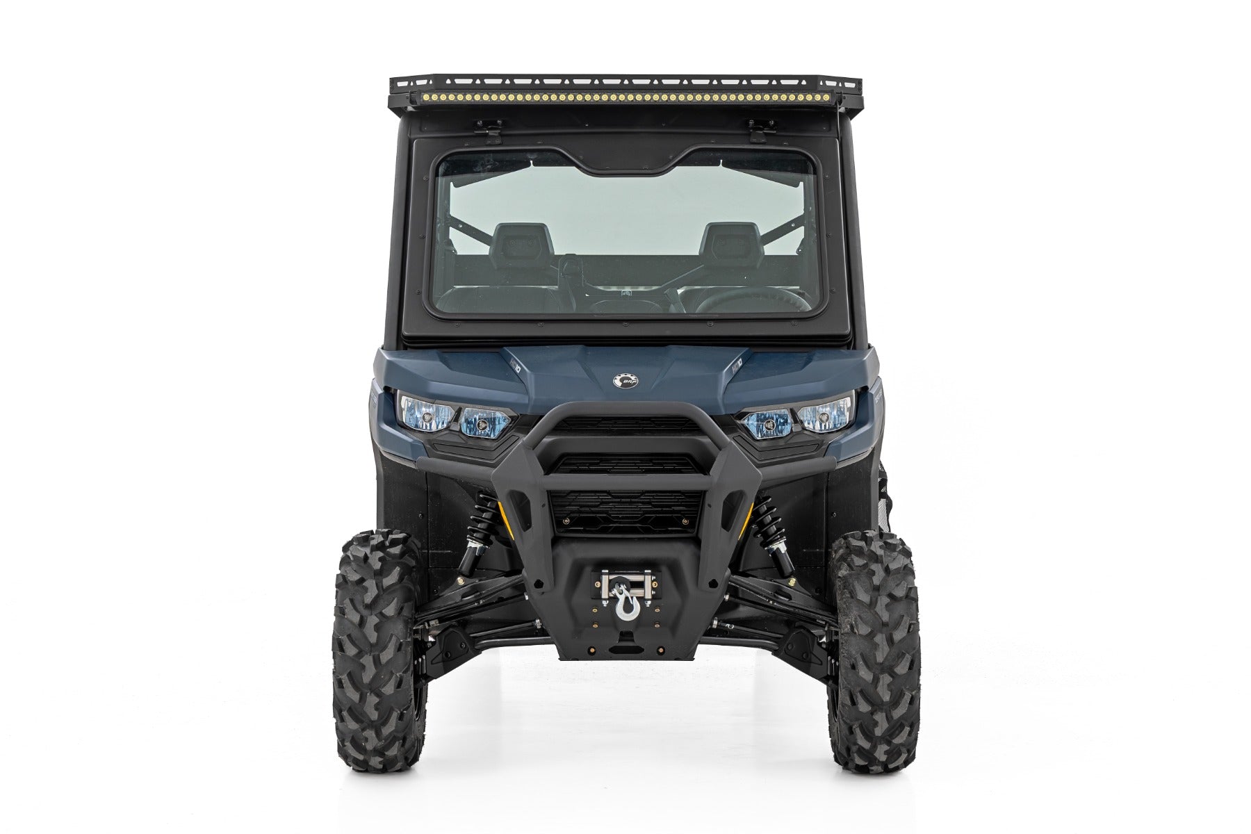 LED Light Deck Roof 50 Inch Spectrum Single Row Can-Am Defender MAX HD10 Rough Country-2