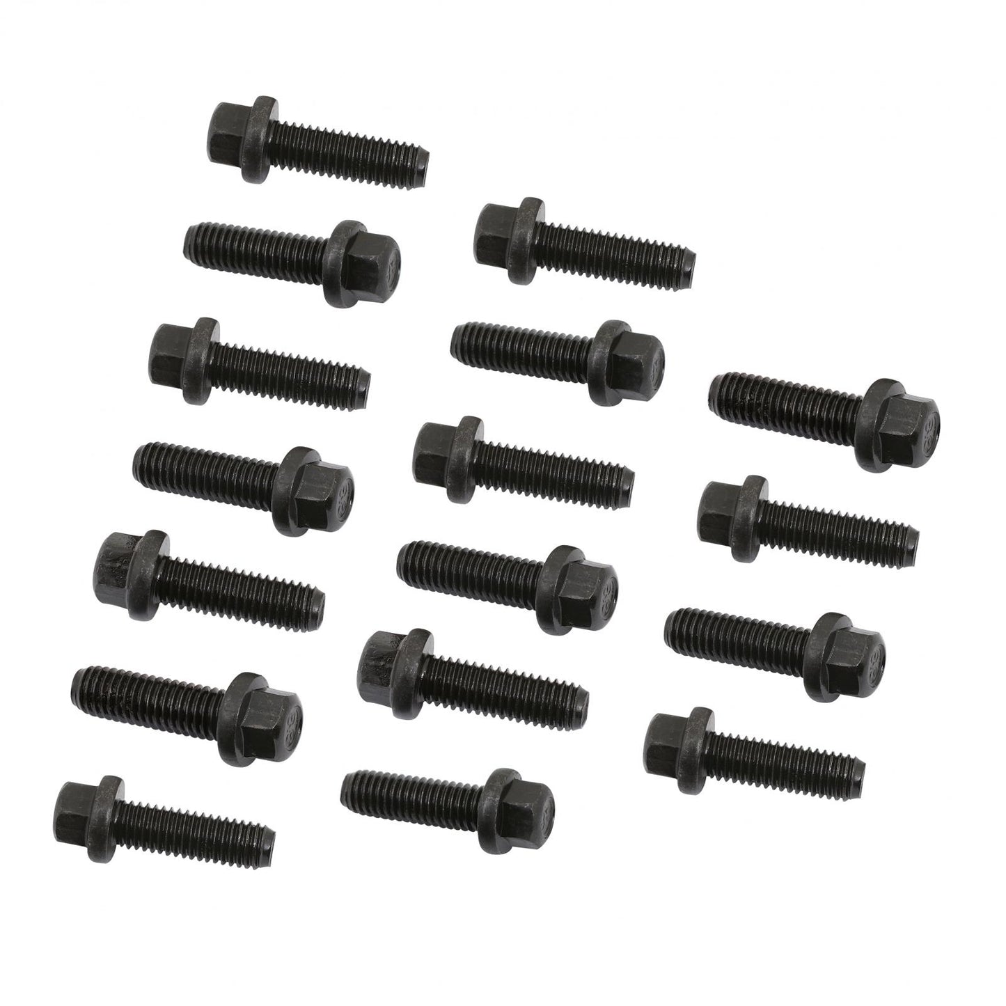 Header Bolts M8-1.25 x 25mm Hex Head Black Oxide Fits 1991-Up Ford 4.6/5.4L & Chrysler 5.7,6.1,6.4L Gen III Hemi Mr Gasket