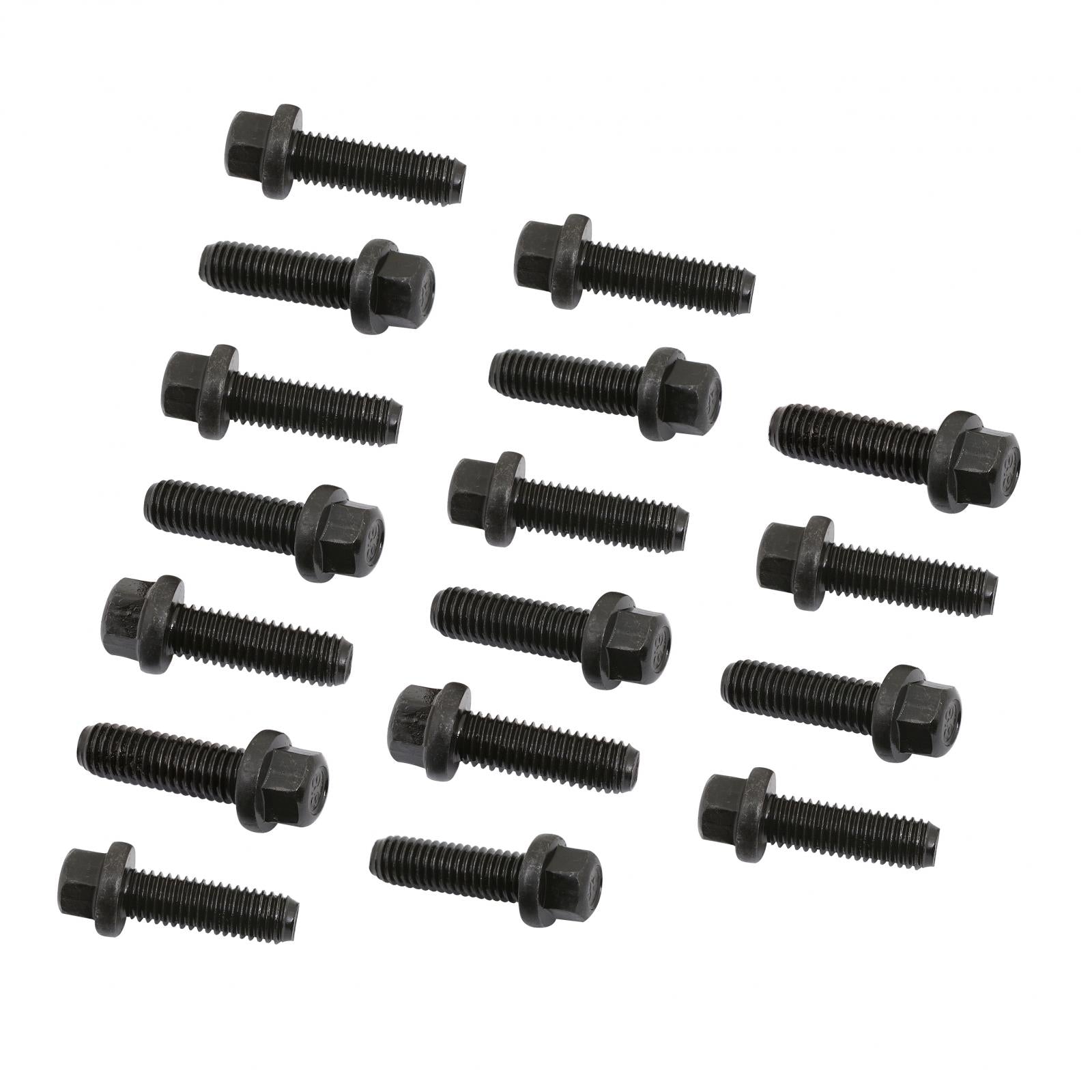 Header Bolts M8-1.25 x 25mm Hex Head Black Oxide Fits 1991-Up Ford 4.6/5.4L & Chrysler 5.7,6.1,6.4L Gen III Hemi Mr Gasket
