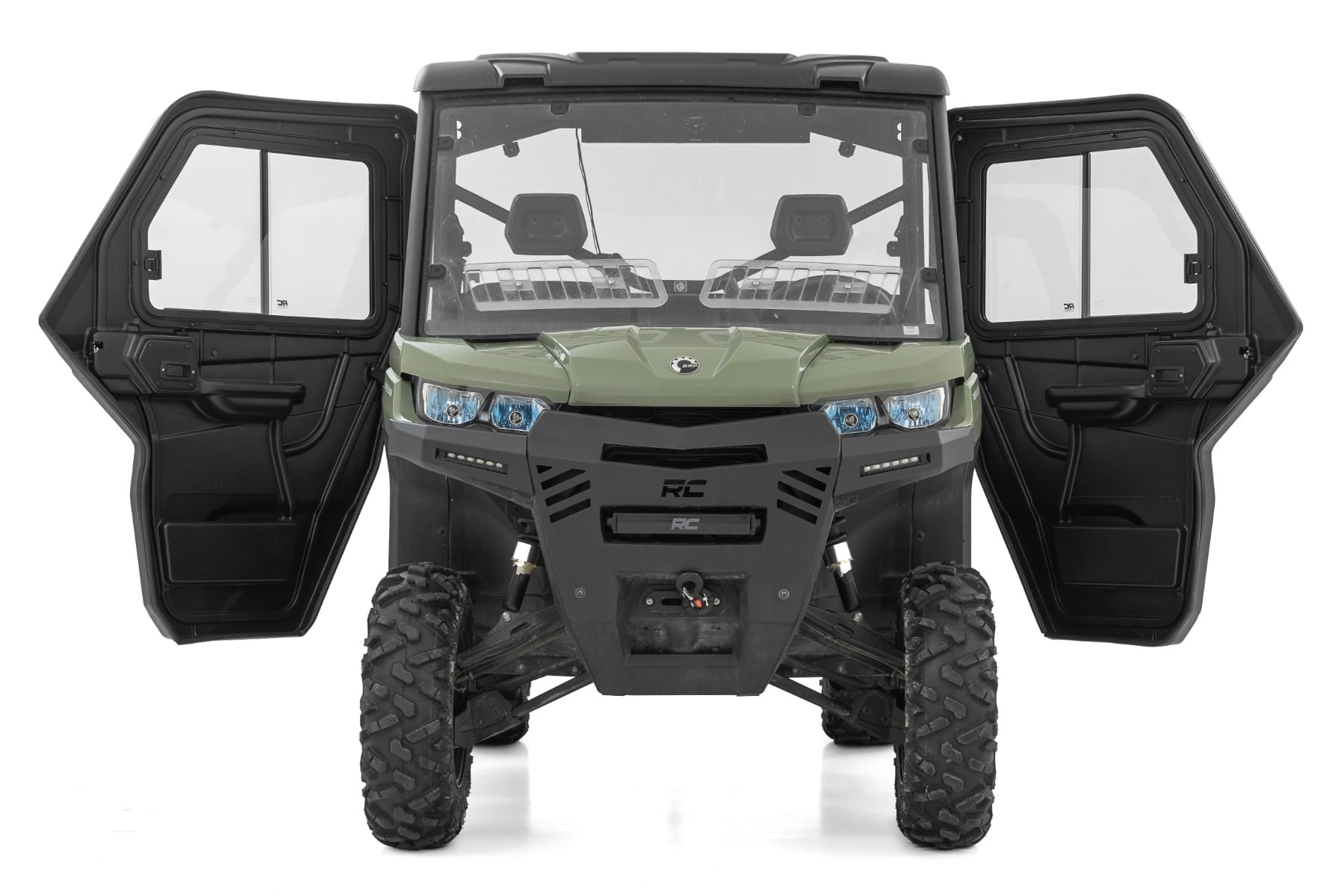 UTV Side Doors 2 Seater Can-Am Defender HD 5/HD 7/HD 8/HD 9/HD 10 Rough Country-1