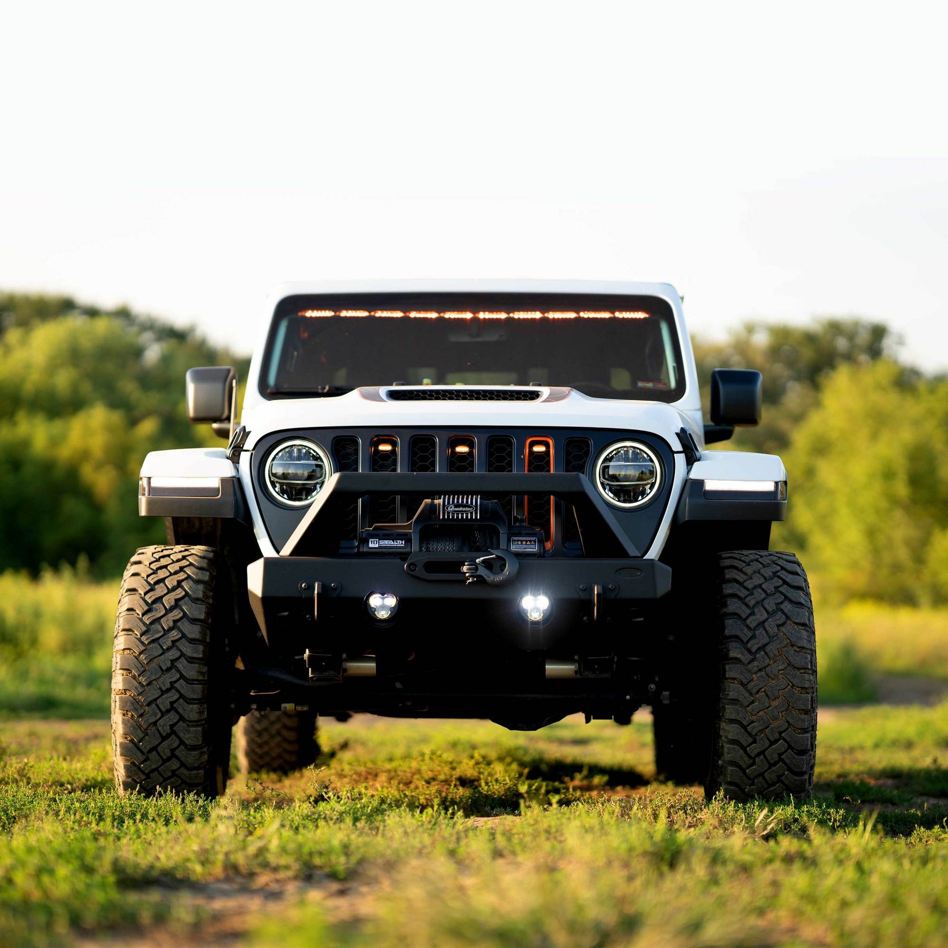 KC Flex Era 3 LED DM SAE Fog 2- Light Master Kit 10-24 Jeep JK JL JT Aftermarket KC Hilites-18