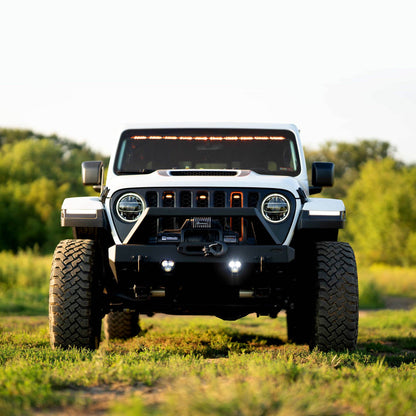 KC Flex Era 3 LED DM SAE Fog 2- Light Master Kit 10-24 Jeep JK JL JT Aftermarket KC Hilites-18