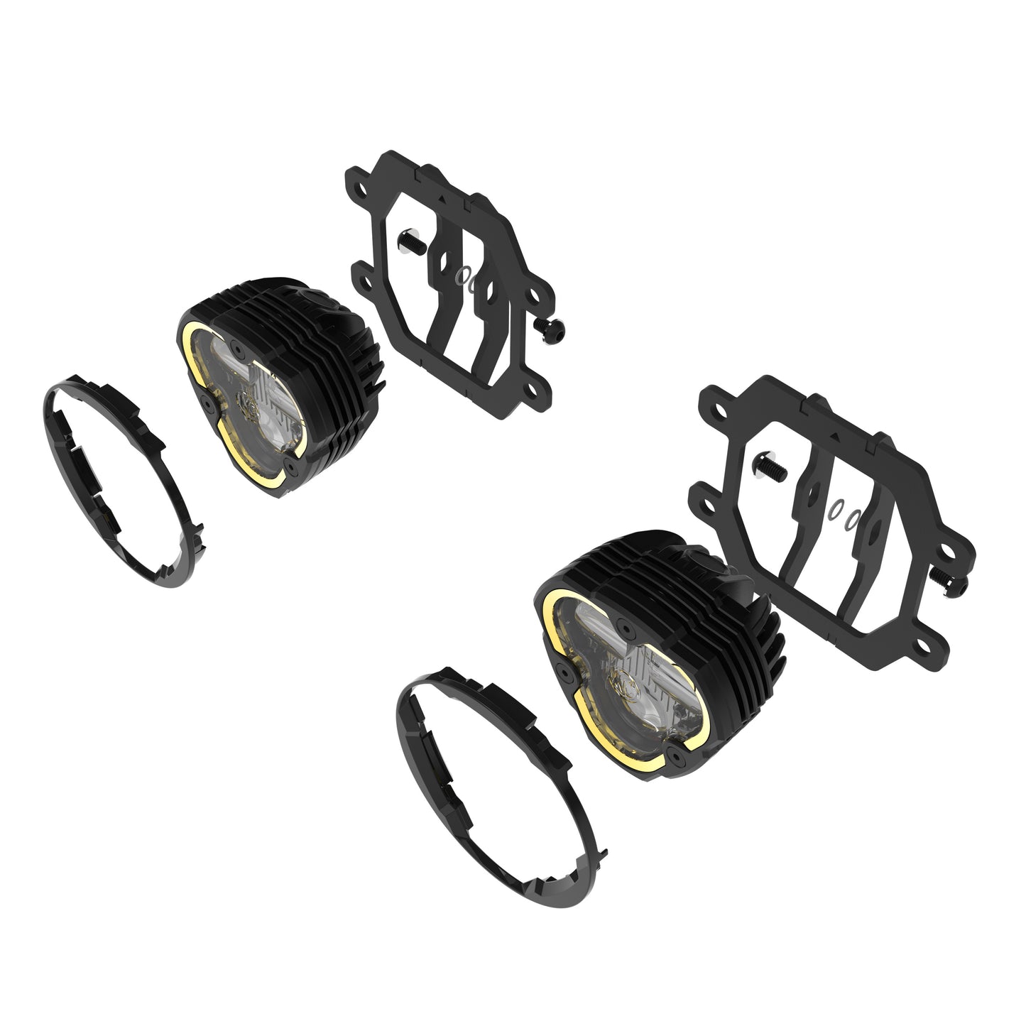 KC Flex Era 3 LED DM SAE Fog 2- Light Master Kit 13-24 Subaru Crosstrek Forester KC Hilites-37