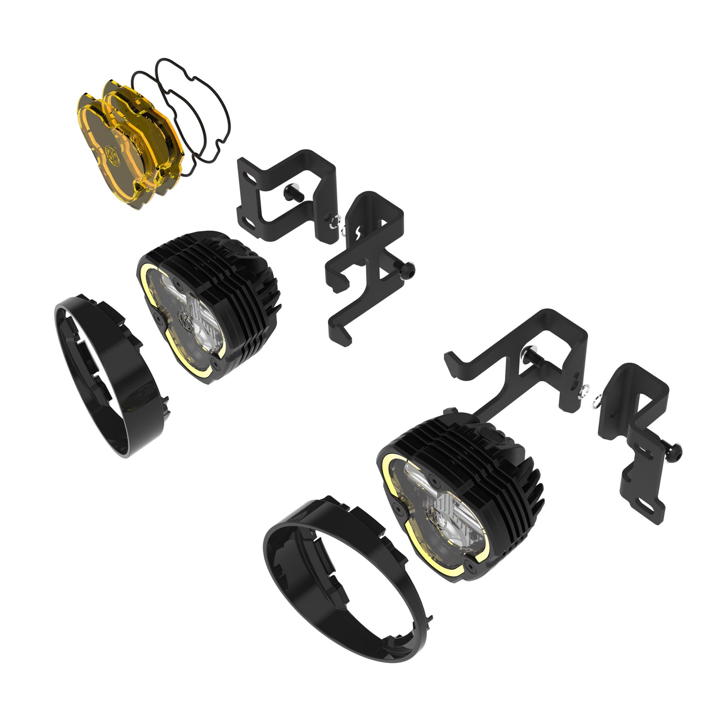 KC Flex Era 3 LED DM SAE Fog 2- Light Master Kit Toyota Tacoma 4Runner Tundra Oe KC Hilites-24